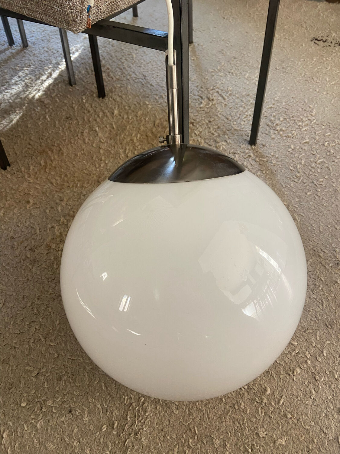 Vintage Peill & Putzler globe pendant lamp