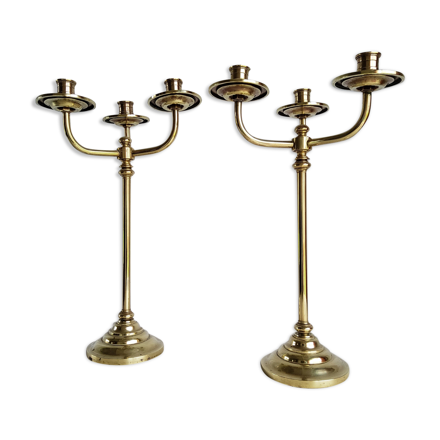 Pair of neo-classical chandeliers