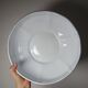 Large vintage salad bowl in white Limoges porcelain, 1960s-1980s.