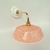 Appliques verre de Clichy moucheté