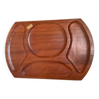 Scandinavian style wooden meal tray