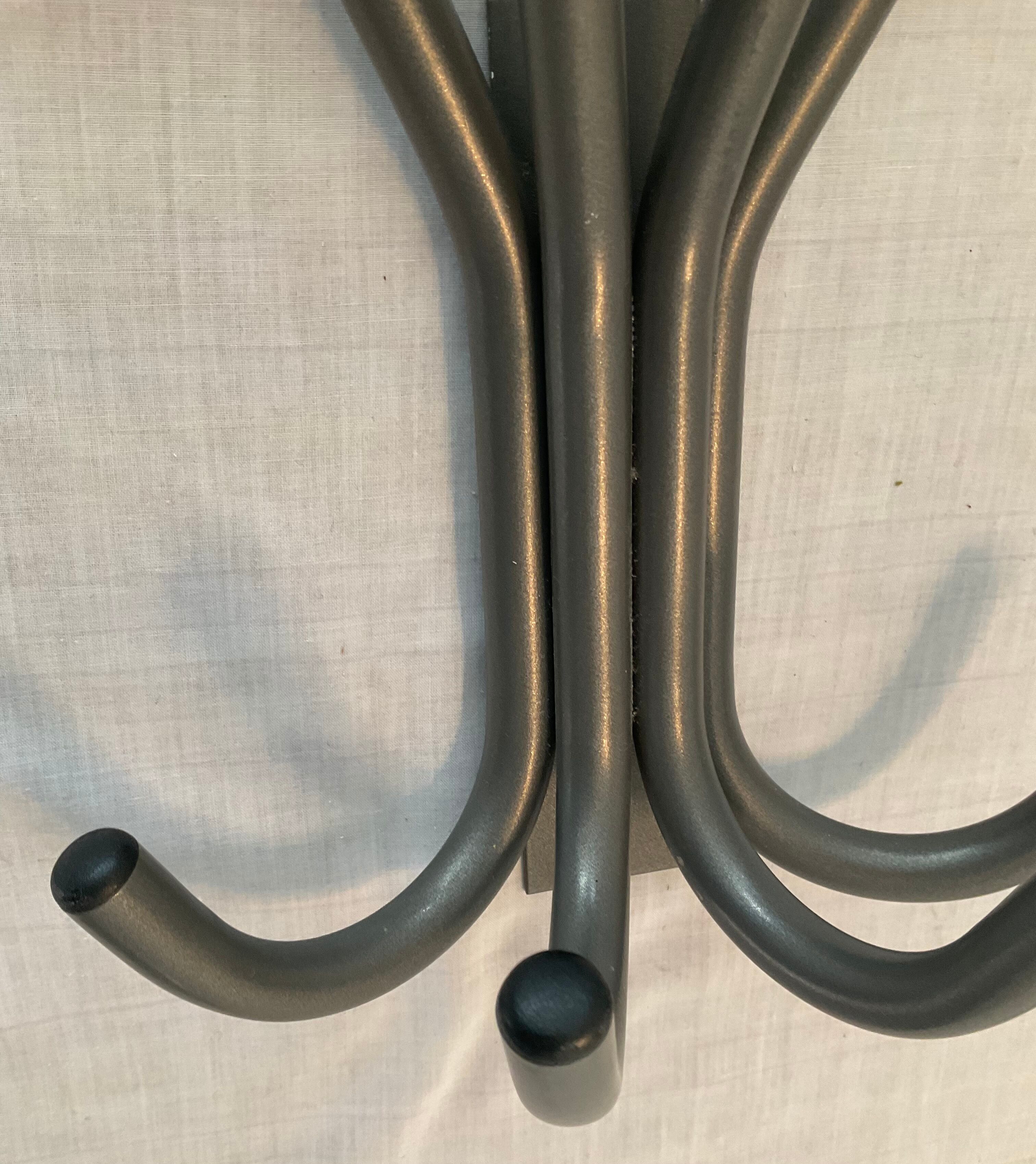 Vintage metal coat rack 8 hook