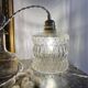 Suspension with vintage glass globe