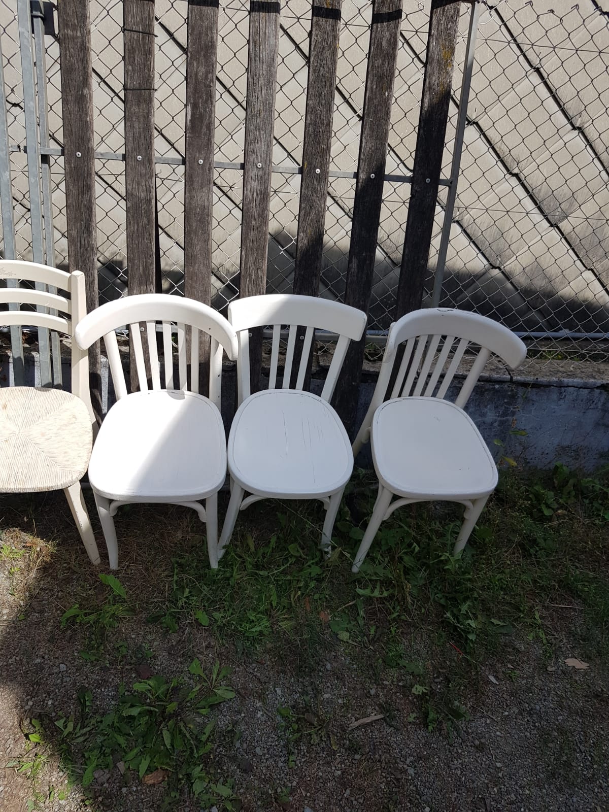 Miscellaneous antique chairs mismatched