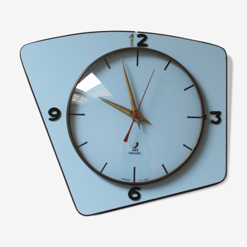 Clock jaz sky blue formica