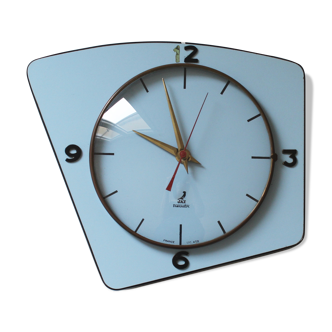 Clock jaz sky blue formica