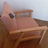 Scandinavian handcrafted children's armchair