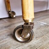 Bamboo trolley on casters