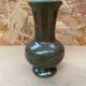 Old vase le cep green & red sandstone made in france vintage