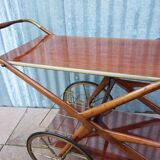 Mid-century bar cart/service cart by Cesare Lacca, 1950s.
