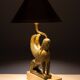 Maison Le Dauphin France, Exceptional Sphinx Table Lamp 1970s