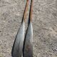 Pair of rowing oars early 20th century, L360cm