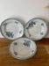 Set of 3 deep plates Terre de Fer St Amand bouquet