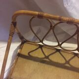 Shelf rattan of the 50s/60s