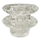 Pair of glass candlesticks