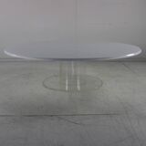 Very impressive Dutch design large coffee table in acrylic