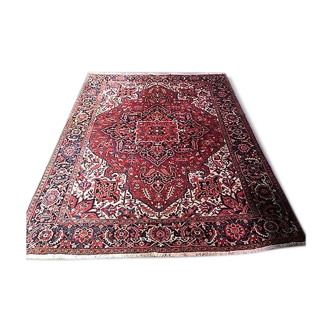 Persian carpet "Heriz" manufacturing of XX century woollen 287 x 375