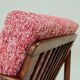 Scandinavian armchair red lobster mid century modern design 1965