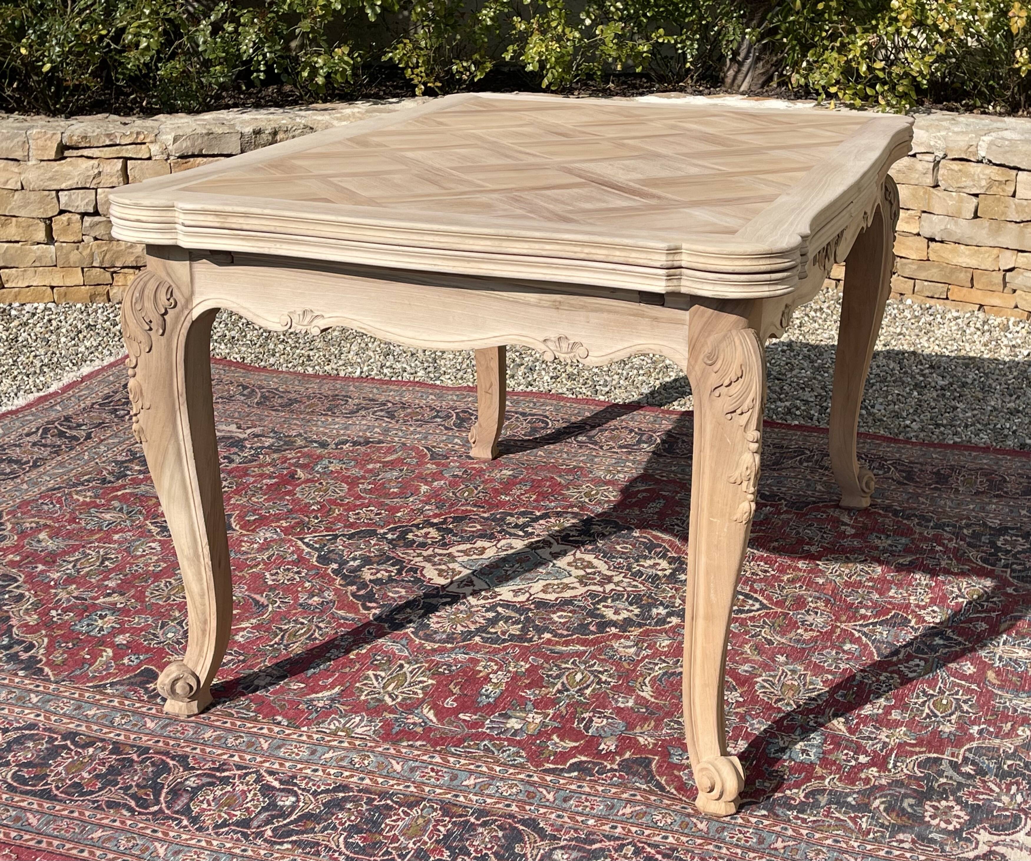 Walnut Table Louis XV Style