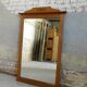 large mirror in oak and marquetry, 1950