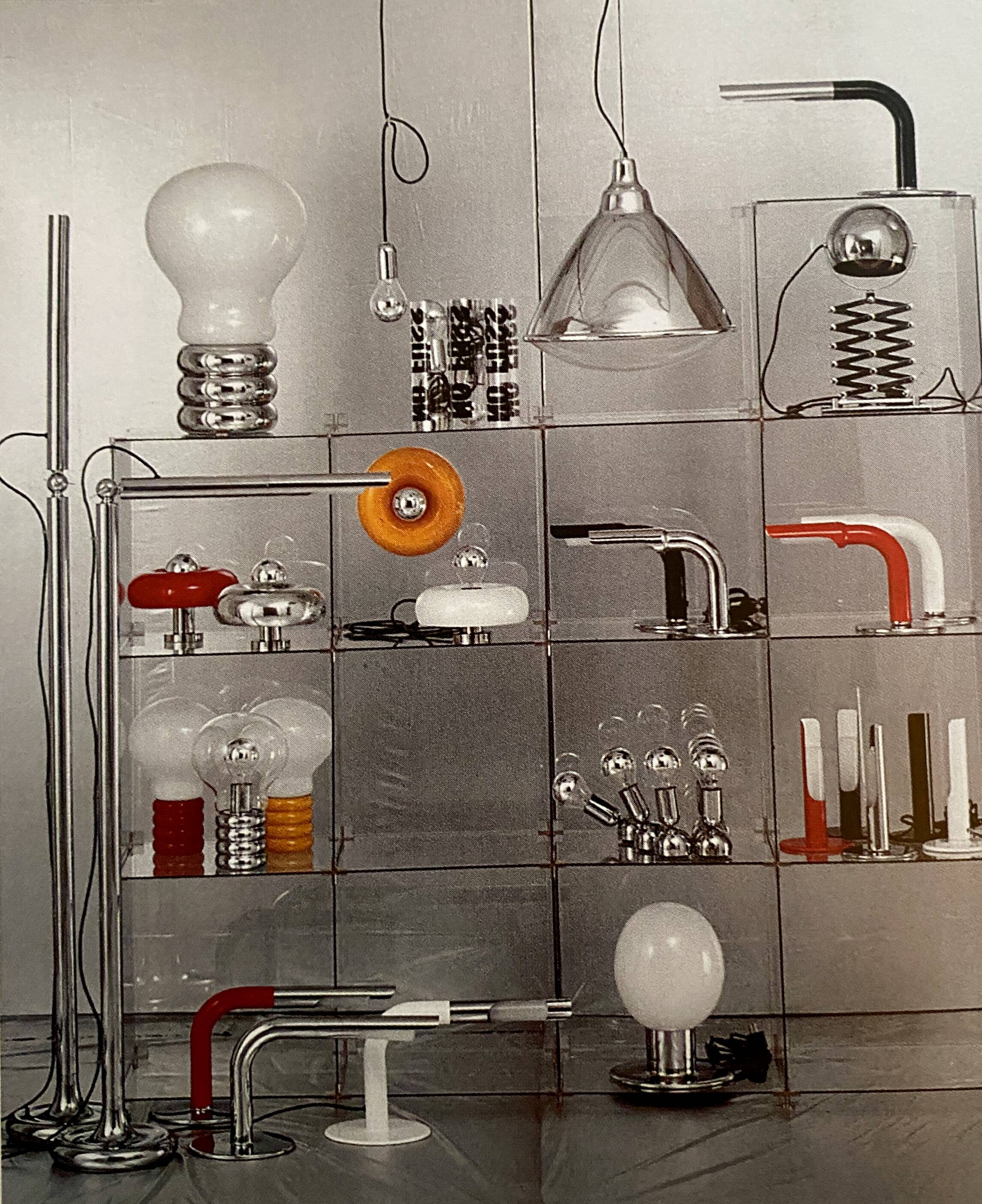 Pair of Bulb lamps by Ingo Maurer, Murano