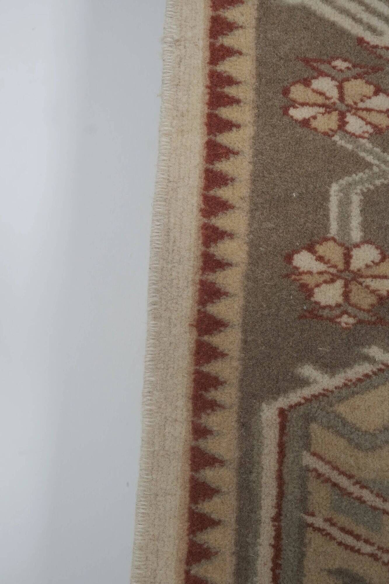 Vintage Turkish hallway rug 100x281 cm