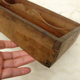 old wooden or cutlery toolbox