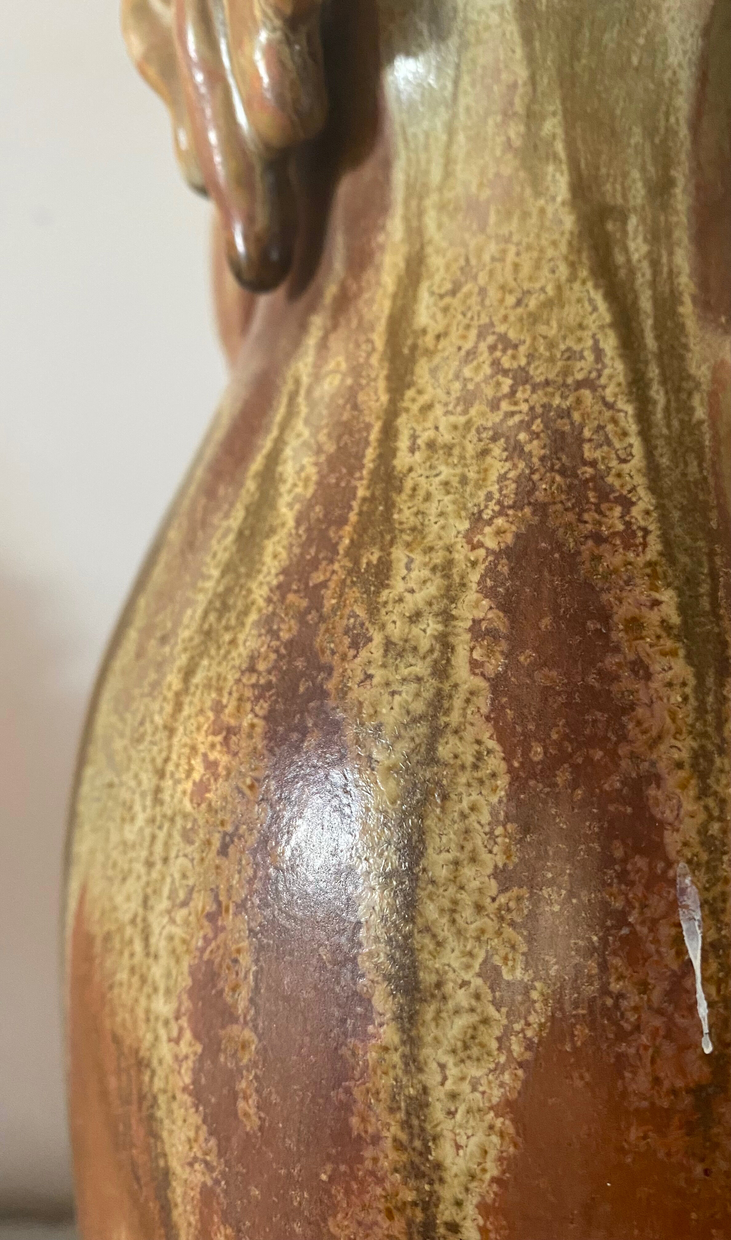 Large vase Denbac cf. René Denert Louis Balichon Motifs goutte (c. 1921)