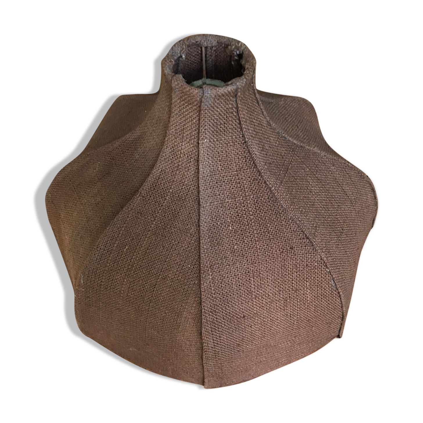 Lampshade in brown fabric