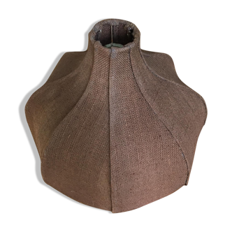 Lampshade in brown fabric