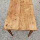 Old farmhouse table waxed wood 110 cm