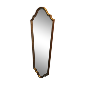 Miroir doré style Louis XV, 95x35 cm