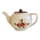 Vintage pouring teapot in Longchamp earthenware, Agen model.
