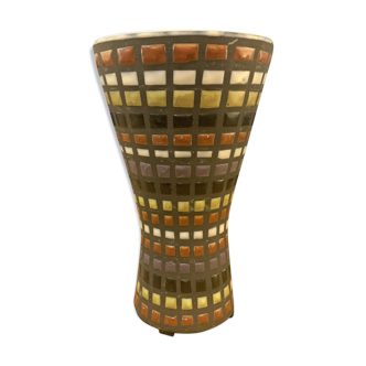 Very nice vase by Roger Capron with grid décor