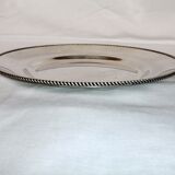 Round table service table tray Silver metal punch WMF