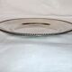 Round table service table tray Silver metal punch WMF