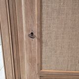 Vintage raw oak secretary