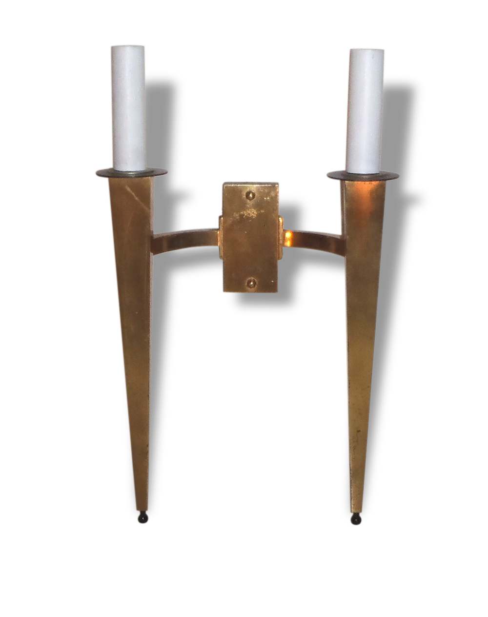 Grande applique à deux lumières