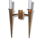 Grande applique à deux lumières
