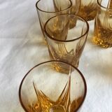 Set of 10 old liqueur glasses