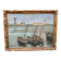 Painting signed henry roose - marine oil hunting basin blankenberge belgium