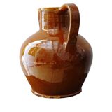 Orjol ancien français à glaçure orange foncé, provenant du Languedoc