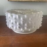 frosted glass ceiling light from the 40s and 50s