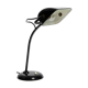 Original 1940s Kaiser Idell industrial metal table lamp model 6581 in black