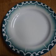 Assiettes Digoin, Moulin des Loups et Hamage, Saint Amand