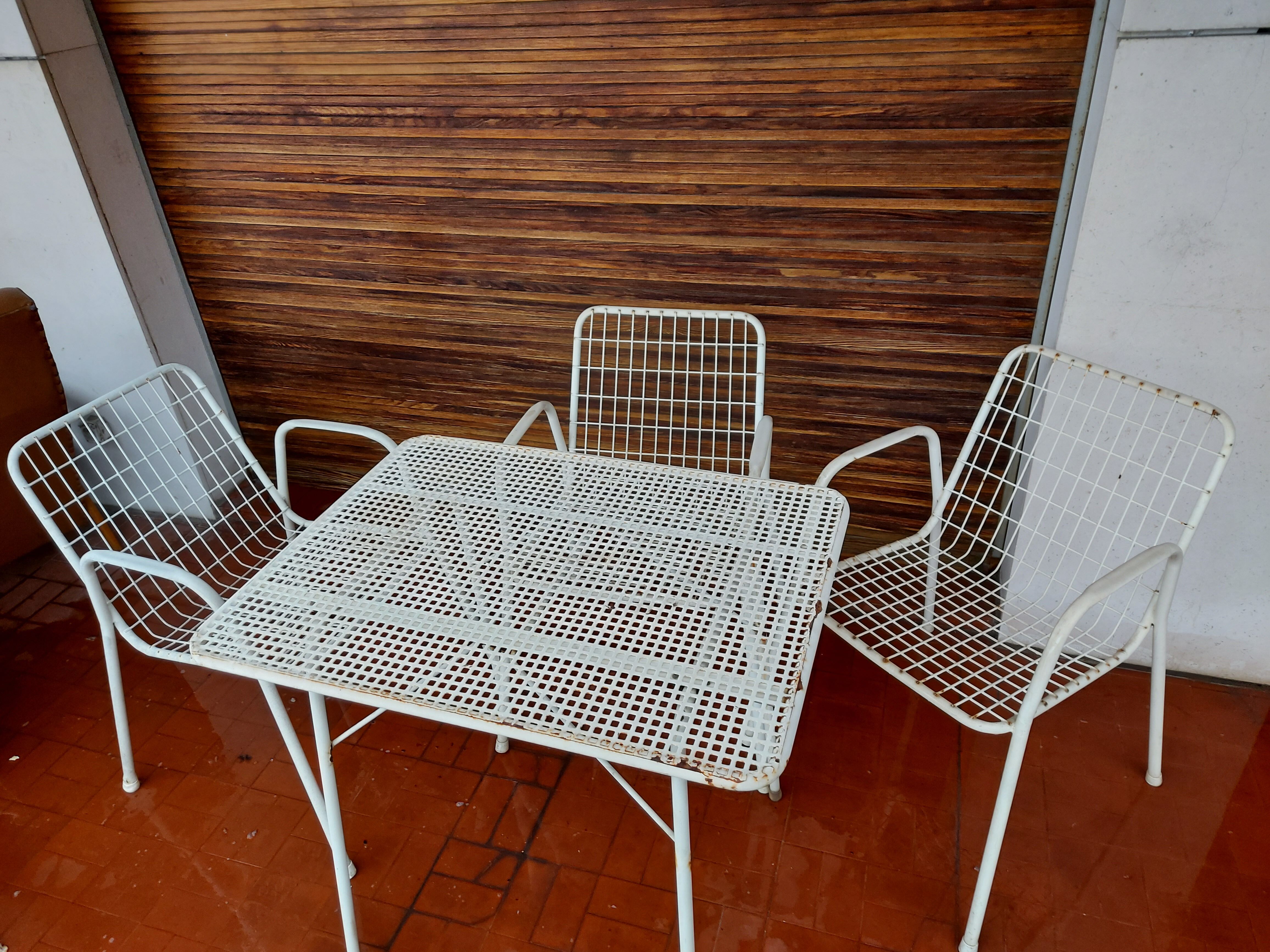 Set of 3 chairs and garden table Emu , Model Rio