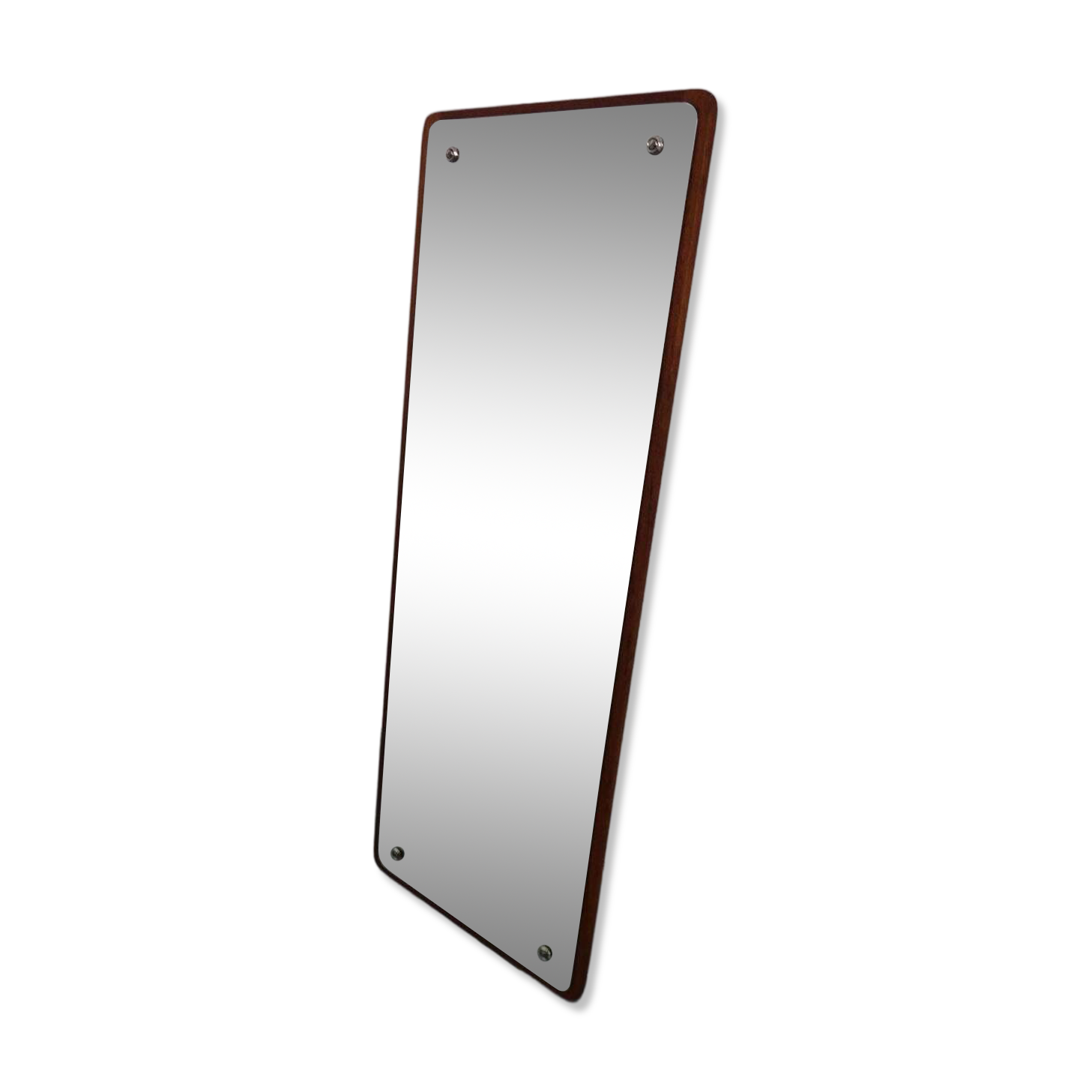 Small Danish Teak Mirror from Jansen Spejle, 1960s