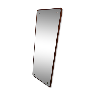 Small Danish Teak Mirror from Jansen Spejle, 1960s