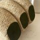 Sculptural lamp base in limestone by Albert Tormos or Fratelli.