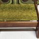 Brutalist oak footstool end table – 1970s